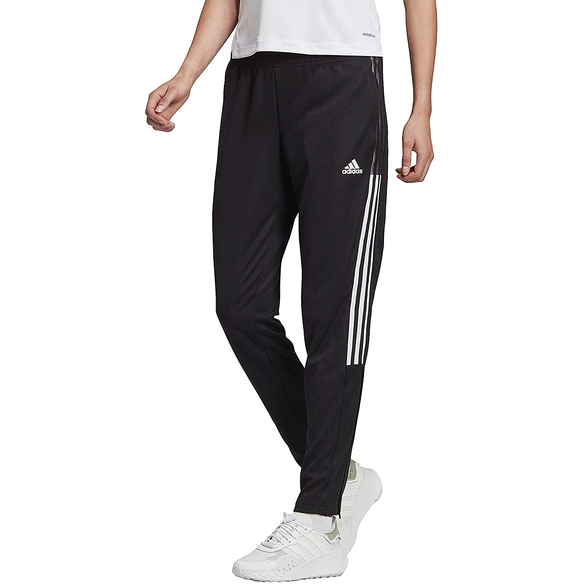 Adidas Women's Track Pants Size S Dark Gray Pink Side Stripes Workout  Activewear | eBay